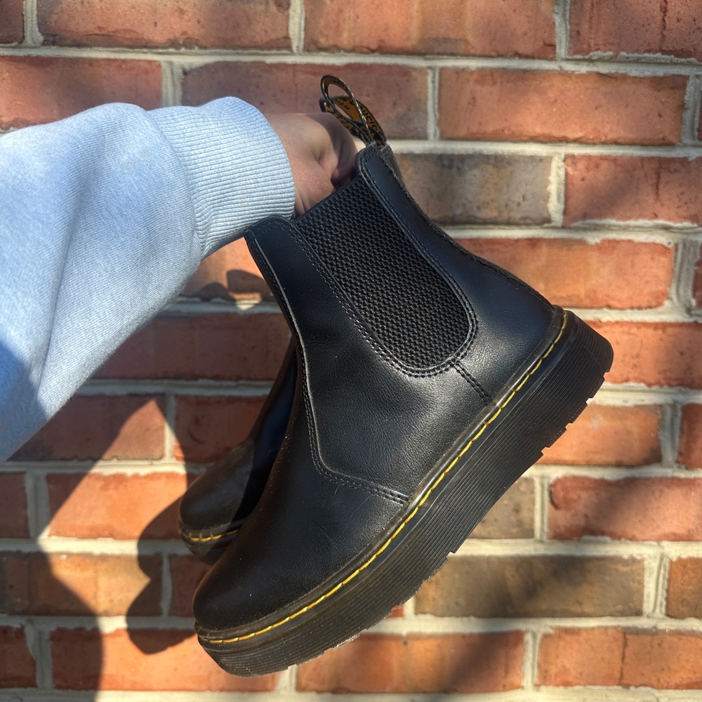 Dr. Martens Black Leather Chelsea Boots